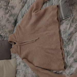 & Other Stories Tan Hooded Sweater